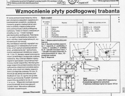 Wzmocnienie ramy przedniej Trabanta 2T